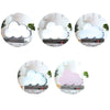 HS-007 LED Letter DIY Cloud Erasable Message Board Confession Lamp(Black)