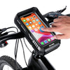 WILD MAN FK4 0.5L EVA Hard Shell Bicycle Waterproof Case Handlebar Phone Touch Screen Holder(Black)