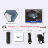 A95X F4 8K UHD Smart TV BOX Android 10.0 Media Player with Remote Control, Amlogic S905X4 Quad Core Cortex-A55 up to 2.0GHz, RAM: 4GB, ROM: 128GB, 2.4GHz/5GHz WiFi, Bluetooth, AU Plug(Metallic Blue)