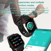 ZGA W01 1.86 inch Screen Seconds Hand BT Call Smart Watch, Support Heart Rate / AI Voice Assistant / Sedentary Reminder(Black)
