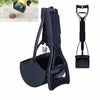Foldable Pooper Scooper, Long Handle (60cm), Black