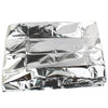 Compact Lightweight Aluminized Windproof Emergency Blanket (Size: 130x210cm)(Silver)