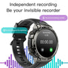 M68 Plus 1.52 inch Round Screen 2 in 1 Bluetooth Earphone Smart Watch, 512MB Memory Support Health Monitoring(Black)