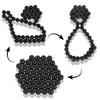 DIY Magic Puzzle / Buckyballs Magnet Balls with 50pcs Magnet Balls (Black)