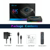X96 X4 8K Smart TV BOX Android 11.0 Media Player with Remote Control, Amlogic S905X4 Quad Core ARM Cortex A55, RAM: 4GB, ROM: 64GB, Support 100M, Dual Band WiFi, Bluetooth, UK Plug