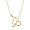 Zodiac Pattern Pendant Clavicle Chain Zodiac Diamond Necklace(N2204-10)
