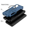 For Samsung Galaxy A54 5G Armor MagSafe Holder PC Hybrid TPU Phone Case(Dark Blue)