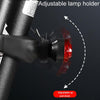 Mountain Bike Night Riding Warning Lamp Bicycle USB Charging Tail Light(White)