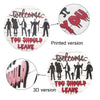 3D Version Halloween Wooden Decorative Door Sign Horror Welcome Sign(30 x 30 x 0.4cm)