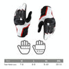 BSDDP RHA0119 Motorcycle Breathable Sheepskin Glove, Size: XL(White)