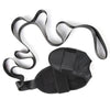 Yoga Stretch Trainer Rehabilitation Correction Belt Foot Drop Stretcher(Black One Size)