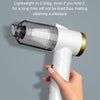 Q8 LED Light Wireless Portable Handheld Car Foldable 9000Pa Suction Vacuum Cleaner(Black)