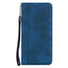 For Xiaomi Redmi Note 10 Pro Frosted Business Magnetic Horizontal Flip PU Leather Case with Holder & Card Slot & Lanyard(Blue)