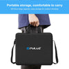 PULUZ 12 inch Ring LED Lights Portable Zipper Storage Bag Shoulder Handbags, Size: 38cm x 33cm x 3cm (Black)