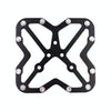 Single Road Bike Universal Clipless to Pedals Platform Adapter for Bike MTB Shoes, Size: Large(Black)
