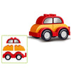 Children Large Particle Engineering Car Educational Assembly Building Block Toys, Style: Sedan