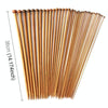 36 in 1 Knitting Needle Carbonize Bamboo Crochet Knitting Needles