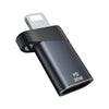 ADS-616A PD 30W 8 Pin Male to USB-C/Type-C Female Adapter(Gun Grey)