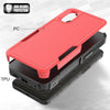 For Samsung Galaxy XCover7 2 in 1 PC + TPU Phone Case(Red)