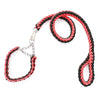 XL Strong Dog Leash, Braided Nylon, Red & Black, 120cm