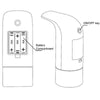 Automatic Sensor Soap Dispenser Foam Washing Machine(White)