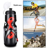 650ml Mountain Bike Water Bottle Set Outdoor Cycling Sports Bottle With V-shaped Holder Cage(Gray)