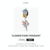 S925 Sterling Silver Flower Elf Pendant DIY Bracelet Necklace Accessories