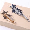 5 PCS Star Barrettes Jewelry Hair Accessories(Gold)