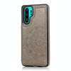 For Huawei P30 Pro Double Buckle Mandala Pattern PU+TPU Protective Case with Card Slots & Holder & Photo Frame(Grey)