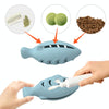 Silicone Catnip Fish Toy, Beige - Treat Dispensing