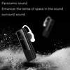 Single Ear 4.2 Bluetooth Headset Stereo HIFI Sports Wireless Bluetooth Headset(A2 Black)