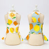 Lemon Print Pet Dress, XL (Blue Grey) - Dog/Cat Clothes