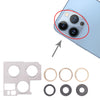 iPhone 13 Pro Camera Lens Cover & Bracket (Gold)