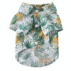 Dog Beach Shirt, Yellow & White, Size M (Cotton, Summer)
