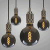 G125 Electroplating Smoke Grey Warm Light LED Bulb Retro Lamp