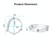 For Meta Quest 3 VR Magnetic Eyeglasses Frame, Spec: L&R Frame Transparent