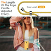 For Samsung Galaxy M05 / F05 Integrated Card Bag Solid Color Liquid Silicone Phone Case with Lanyard(Yellow)