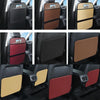 Car Seat Back Children Anti-kick Pad Back Rear Anti-dirty Universal Leather Protection Pad Storage Bag All Inclusive Version (Black)