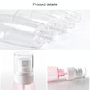 10 PCS Portable Refillable Plastic Fine Mist Perfume Spray Bottle Transparent Empty Spray Sprayer Bottle, 30ml(Pink)