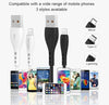Yesido CA26 2.4A USB to 8 Pin Charging Cable, Length: 1m(Black)