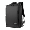 OUMANTU 9003 Business Laptop Bag Oxford Cloth Large Capacity Backpack with External USB Port(Black)