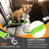 Reflective Dog Car Seat Belt, Telescopic, Orange