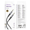 Borofone BL24 3.5mm Graceful AUX Audio Cable, Length:1m(Gray)