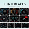 A450 2.8" Colour OBD2 GPS HUD Head-Up Display Car Speedometer