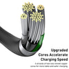 Baseus Superior Series CALYS-A01 2.4A USB to 8 Pin Interface Fast Charging Data Cable, Cable Length:1m(Black)