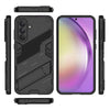 For Samsung Galaxy A56 5G Punk Armor 2 in 1 PC + TPU Shockproof Phone Case with Invisible Holder(Black)