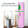 Facial Steamer Nano Steamer Handy  Face Moisture Sprayer Rechargeable Mini USB Charging Automatic Alcohol Sprayer(white)