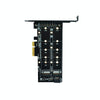 M.2 PCIe SSD Adapter Card PCIE 4x to M.2 Key M B Dual Interface Card