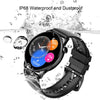 HD1 1.3 Inch AMOLED Screen Smart Watch with NFC Function(Silver Steell+Silicone Strap)