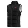 Dual Control Switch Smart USB Heating Down Vest, Size: XL(Black)